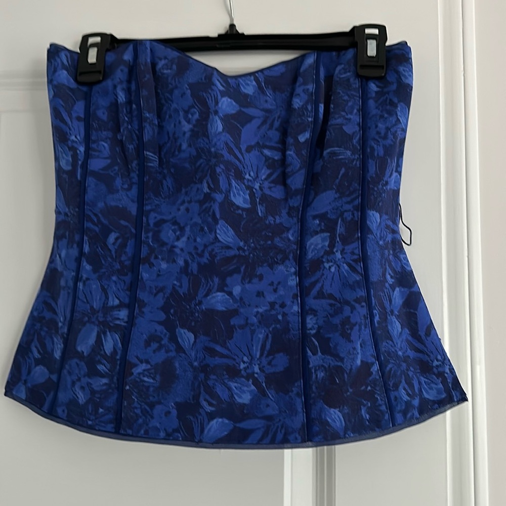 White House Black Market strapless top corset